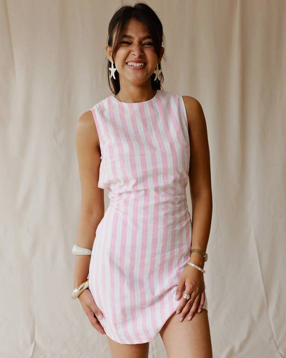 Sugar Stripe Pink Dress