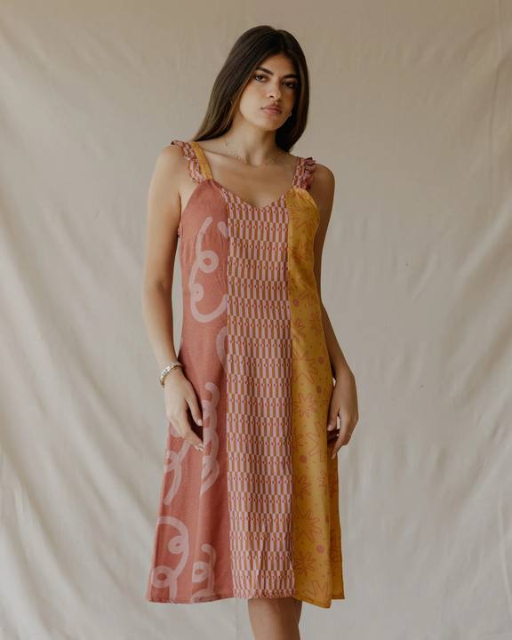 Terra Patch Party Dress