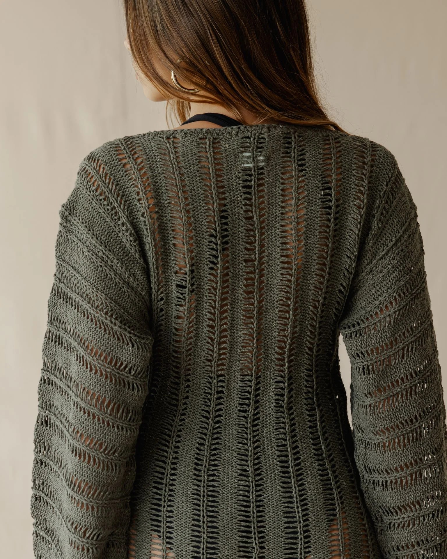 Waves & Weave Cover-Up Olive