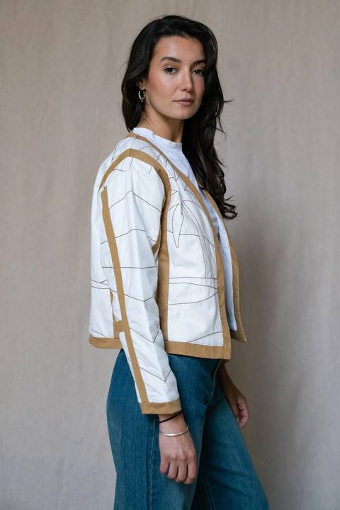 Oasis Quilt Jacket Off-White