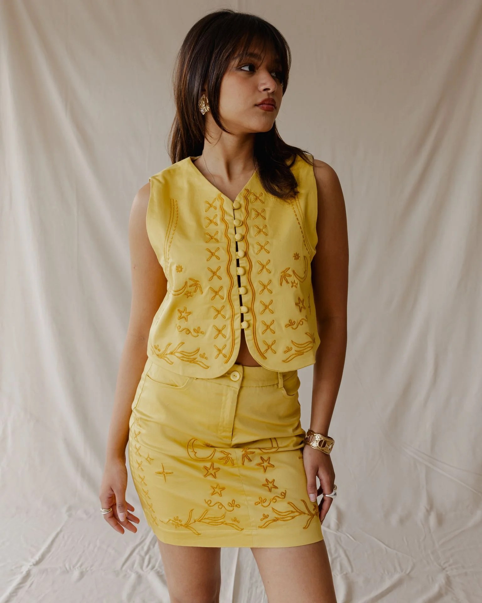 Village Vibes Set Mustard
