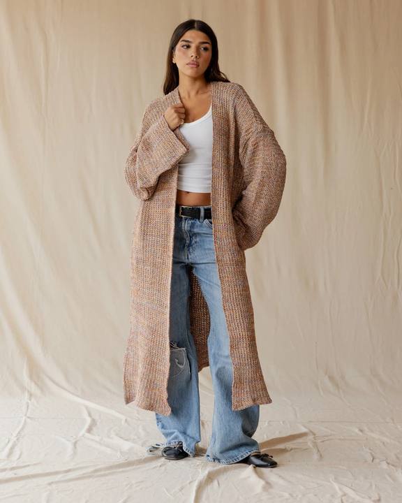 Dusty Rose Drift Cardigan