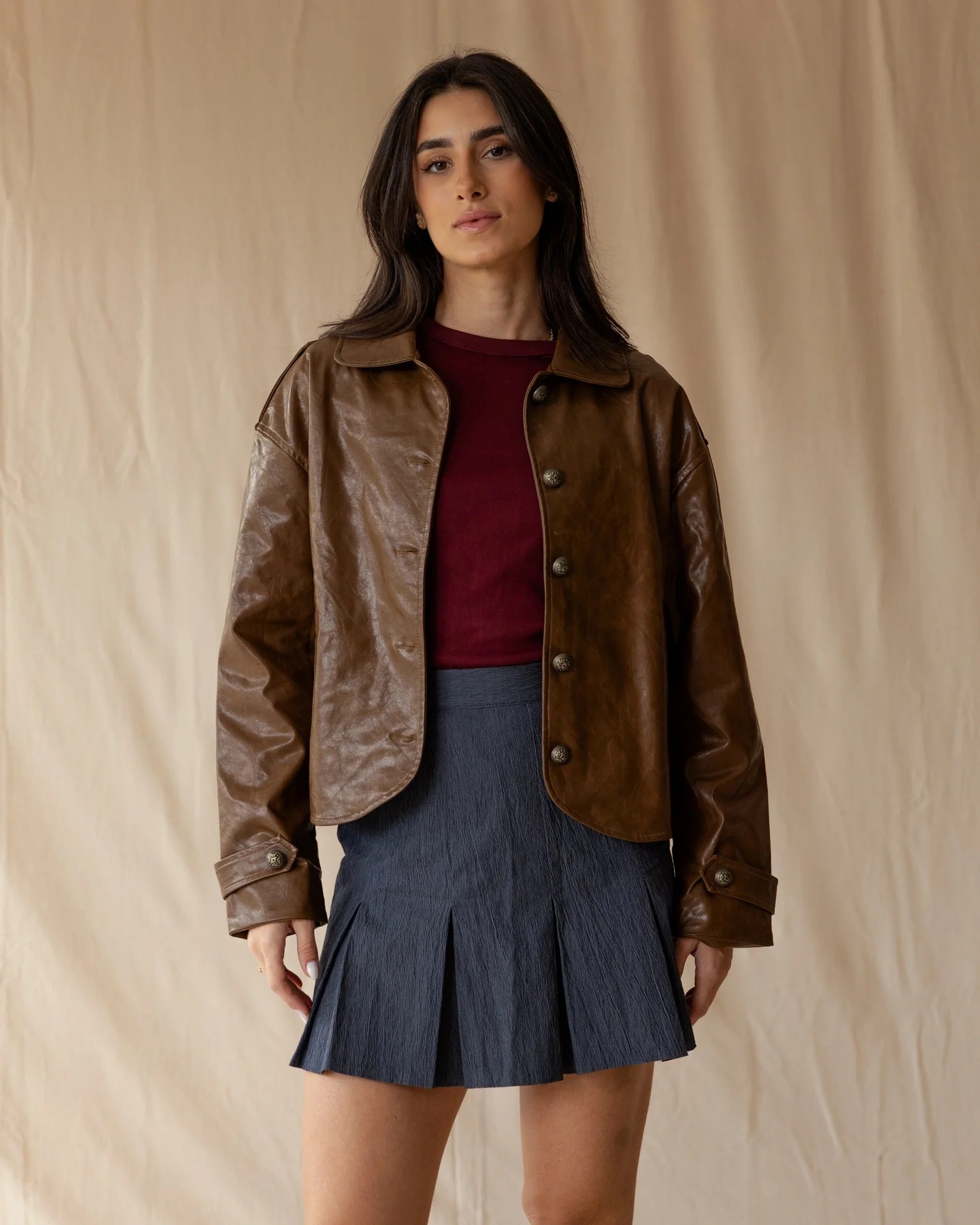 Havane Leather Jacket