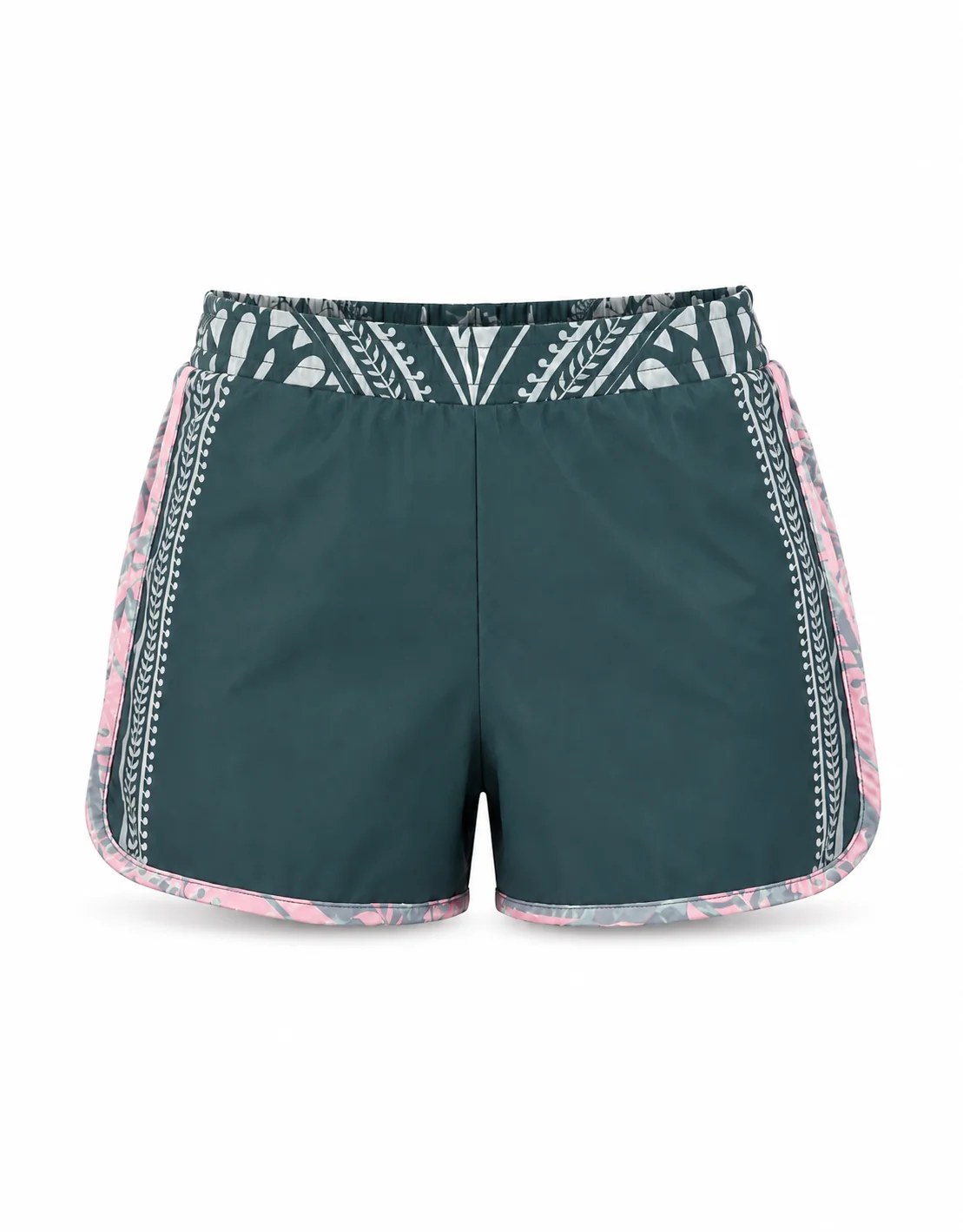 Boho Olive Board Short