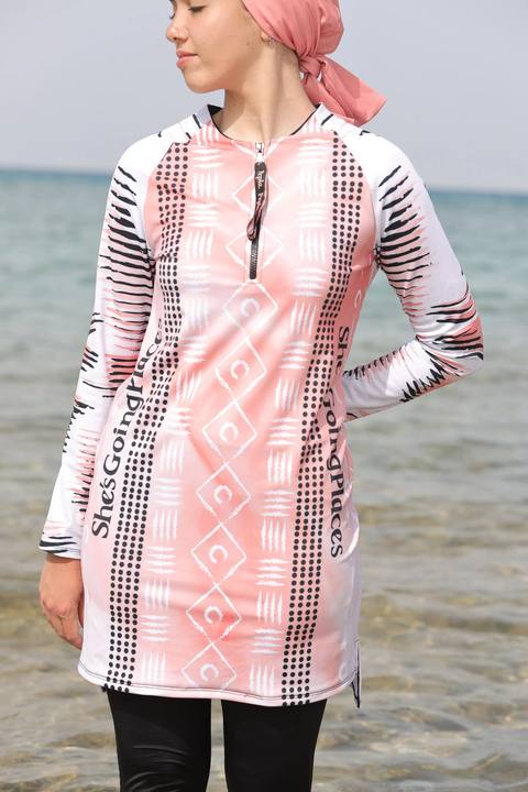 Peach Long Rashguard