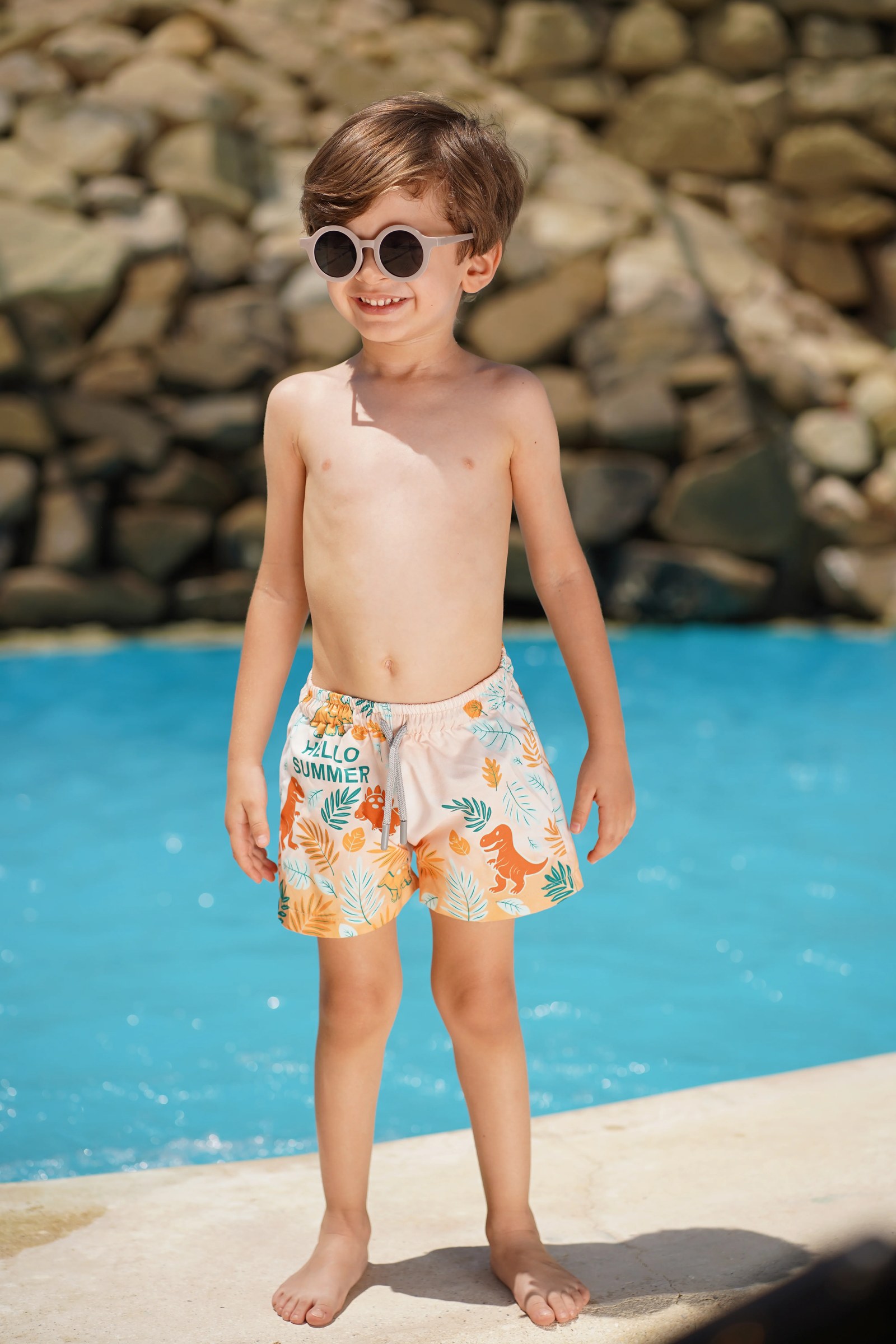 Hello Summer Boys Trunks