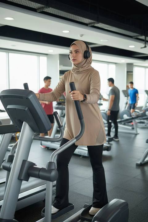 Cocoa Slip on hijab