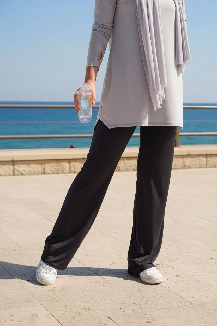 Black Straight Leg Pants