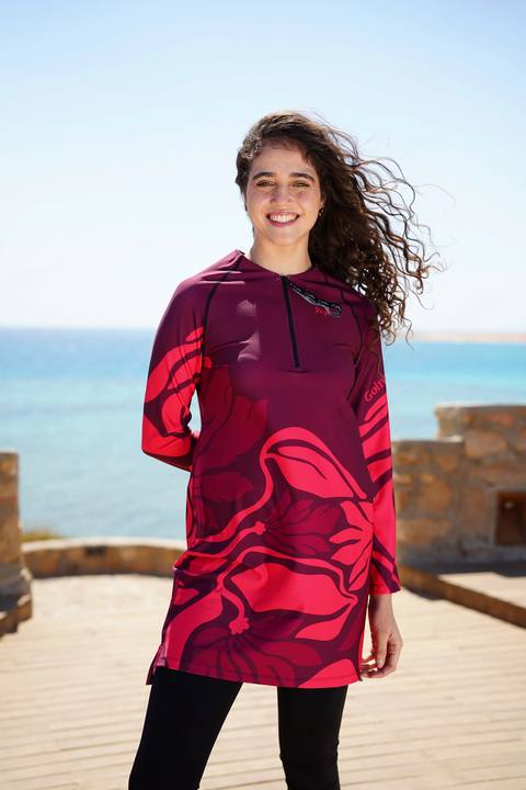 Crimson Long Rashguard