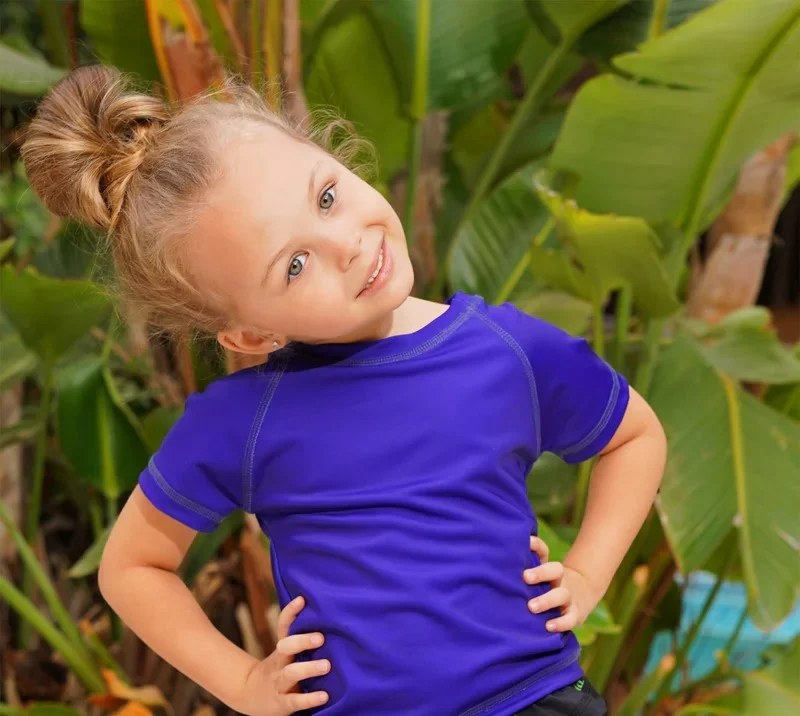 Purple Kids Rashguard
