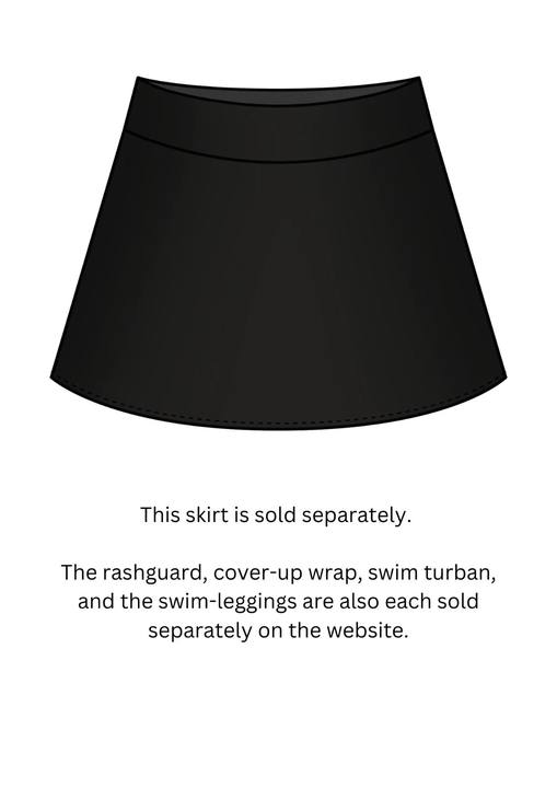 Navy Board Skirt