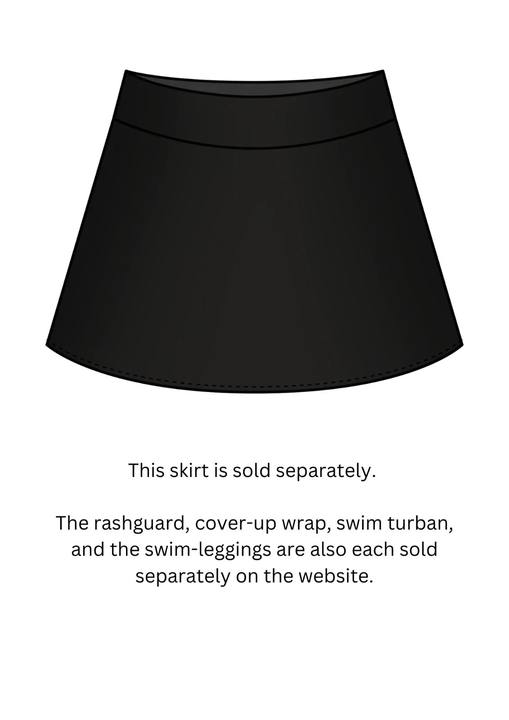 Navy Board Skirt