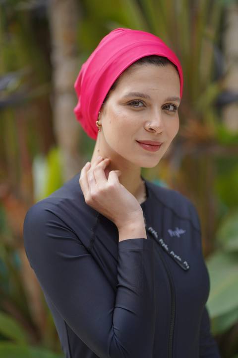 Fuchsia Turban
