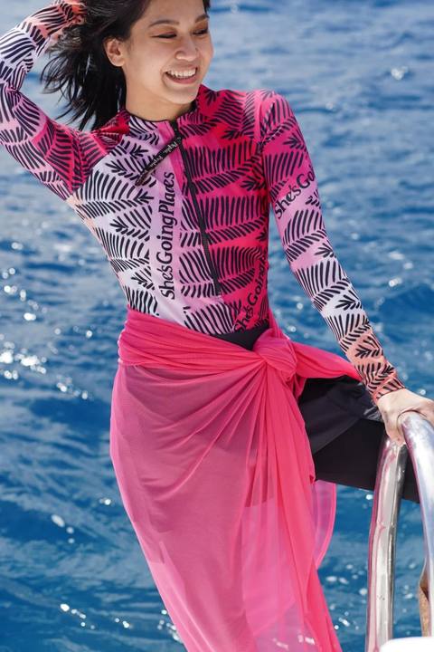 Hot Pink Cover Up
