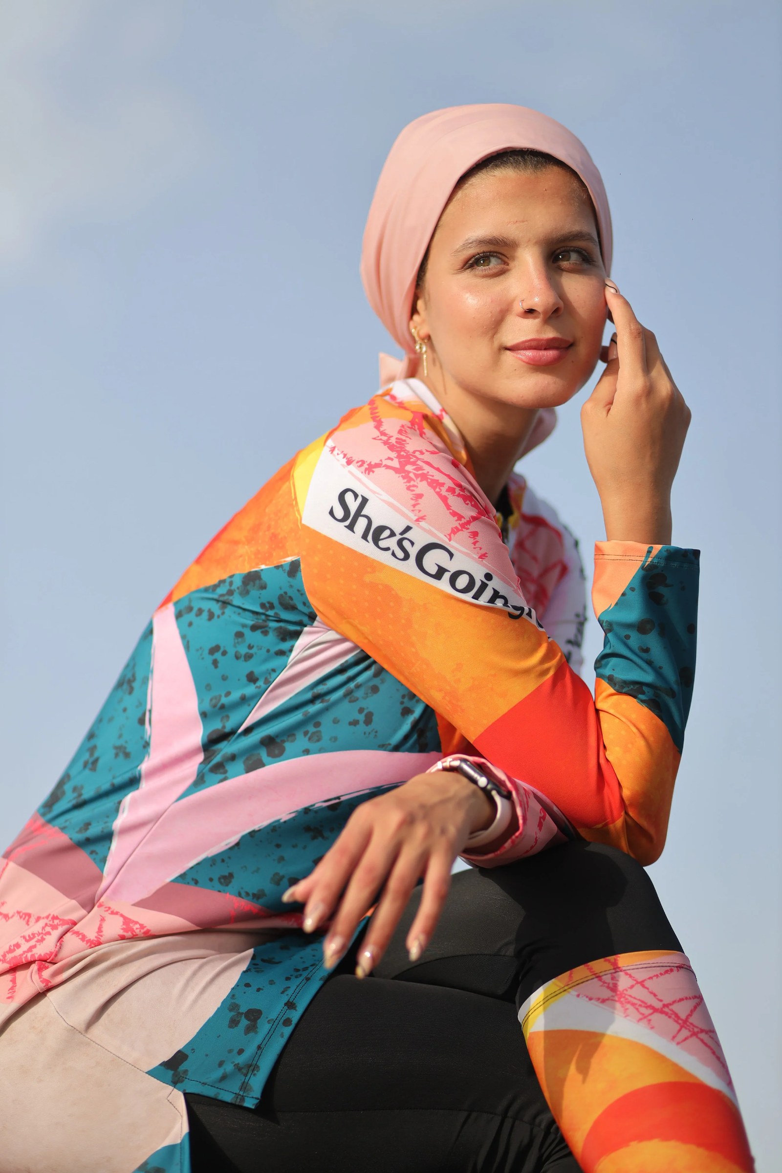 Nude Peach Turban