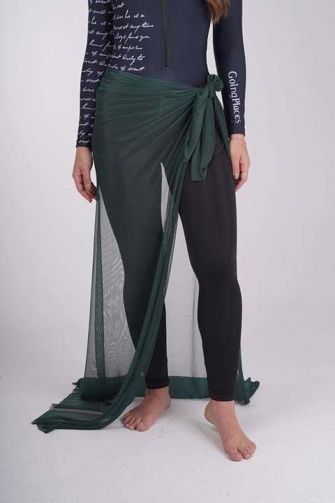 Dark Green Cover Up