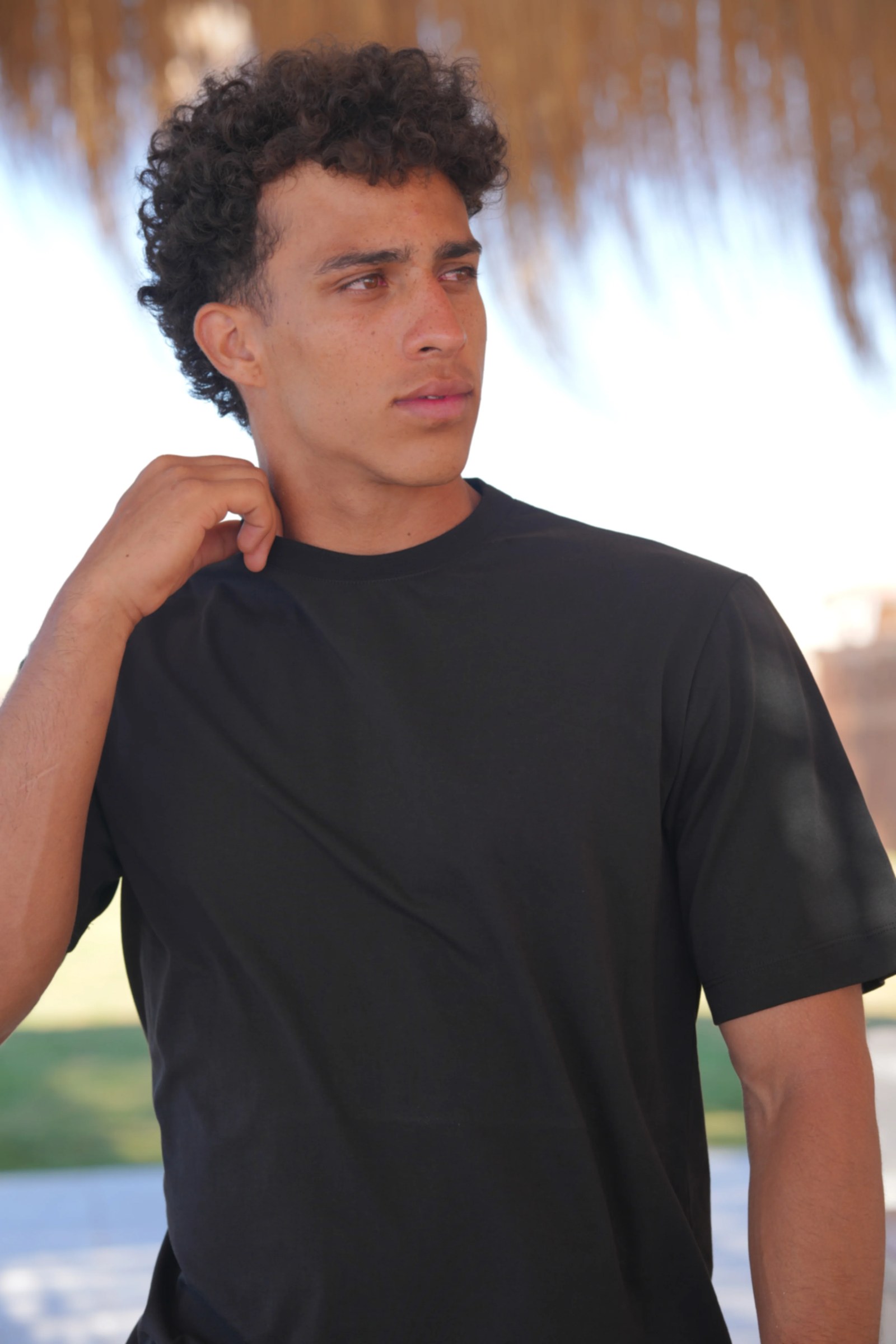 Black Cotton T-Shirts