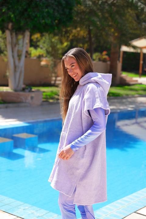 Lavender Hoodie Towel