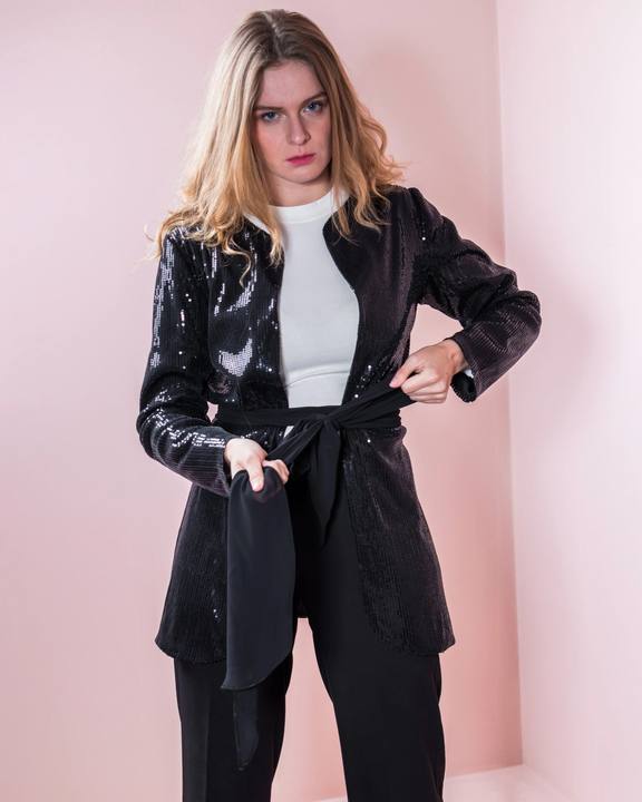 Black party blazer