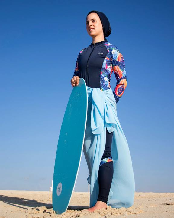Summer Blue Wrap Around