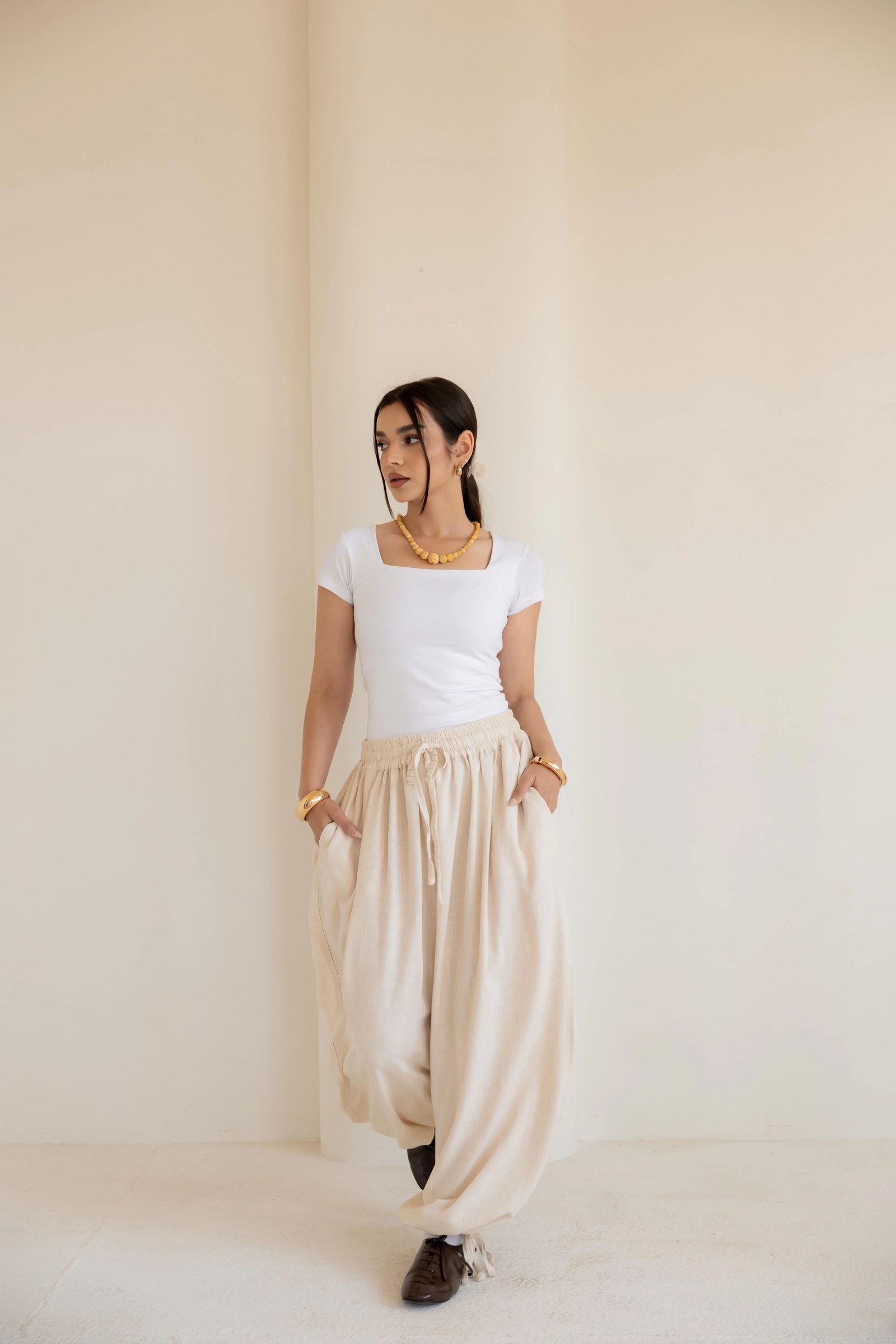 The Ballon linen pants