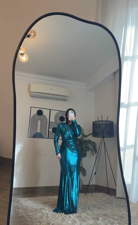 Lily dress in teal