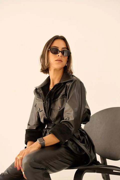 Spy-Girl leather jacket