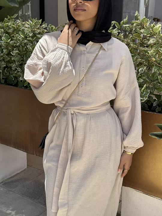 Feels like summer dress in beige