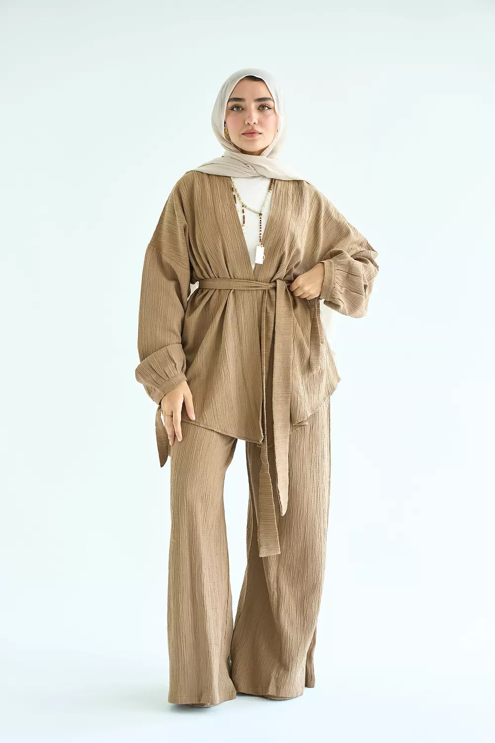 Crunchy set in brown