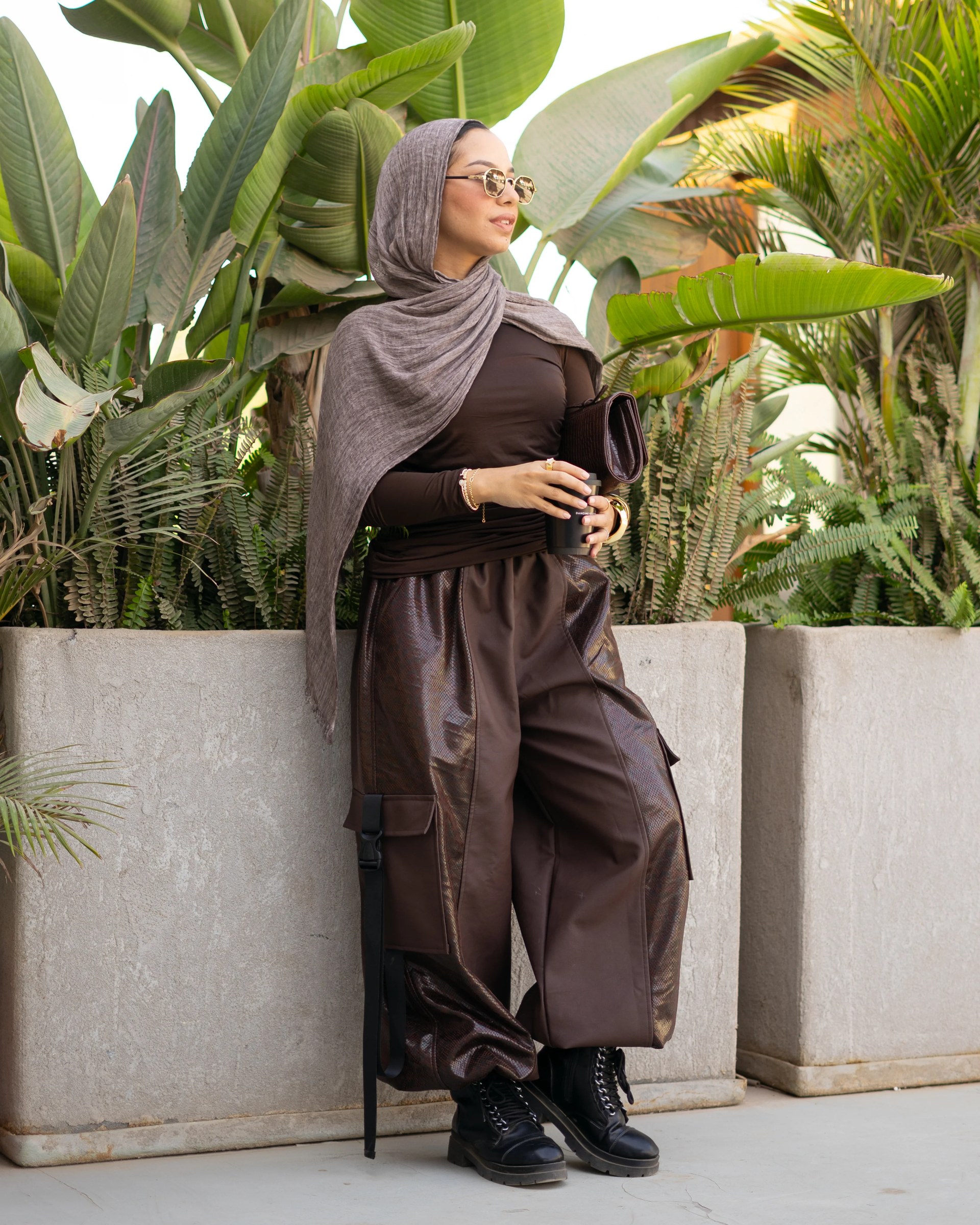 Brown Snake Pants