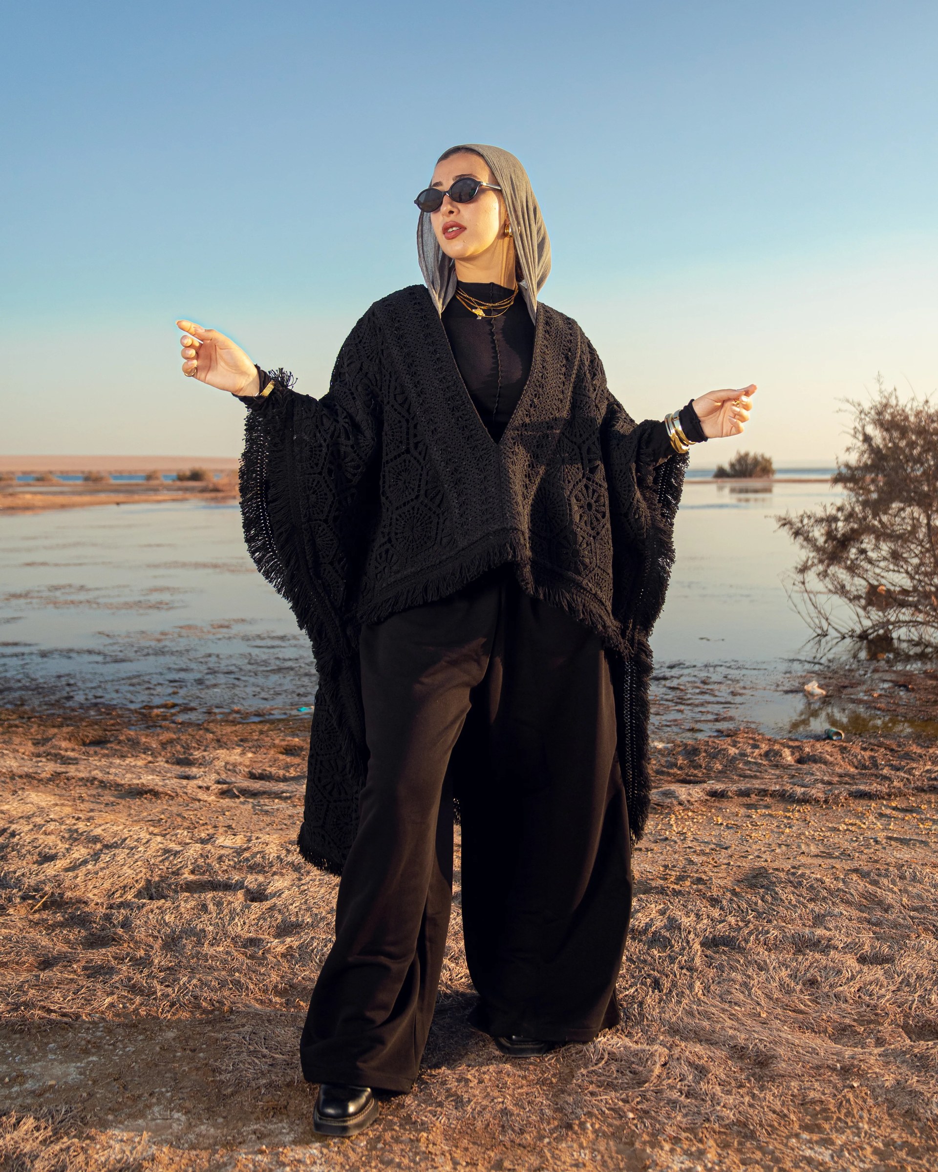 Yumna In Black