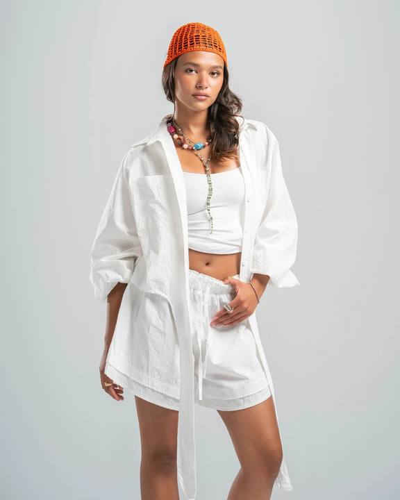 WHITE COASTAL SHIRT