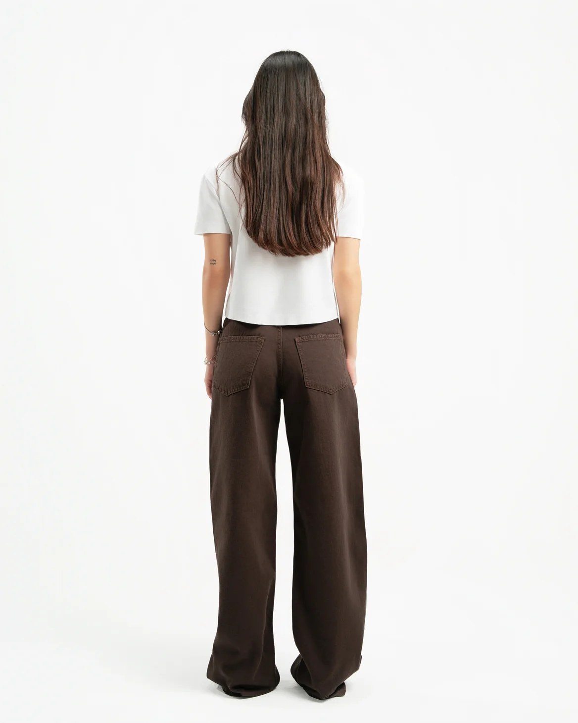 Brown Women Straight Jeans