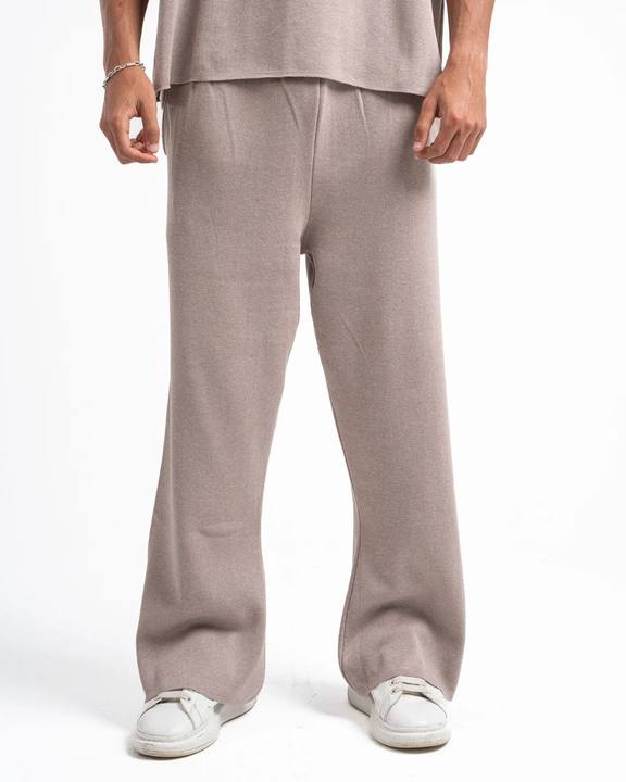 Beige Knit Pants