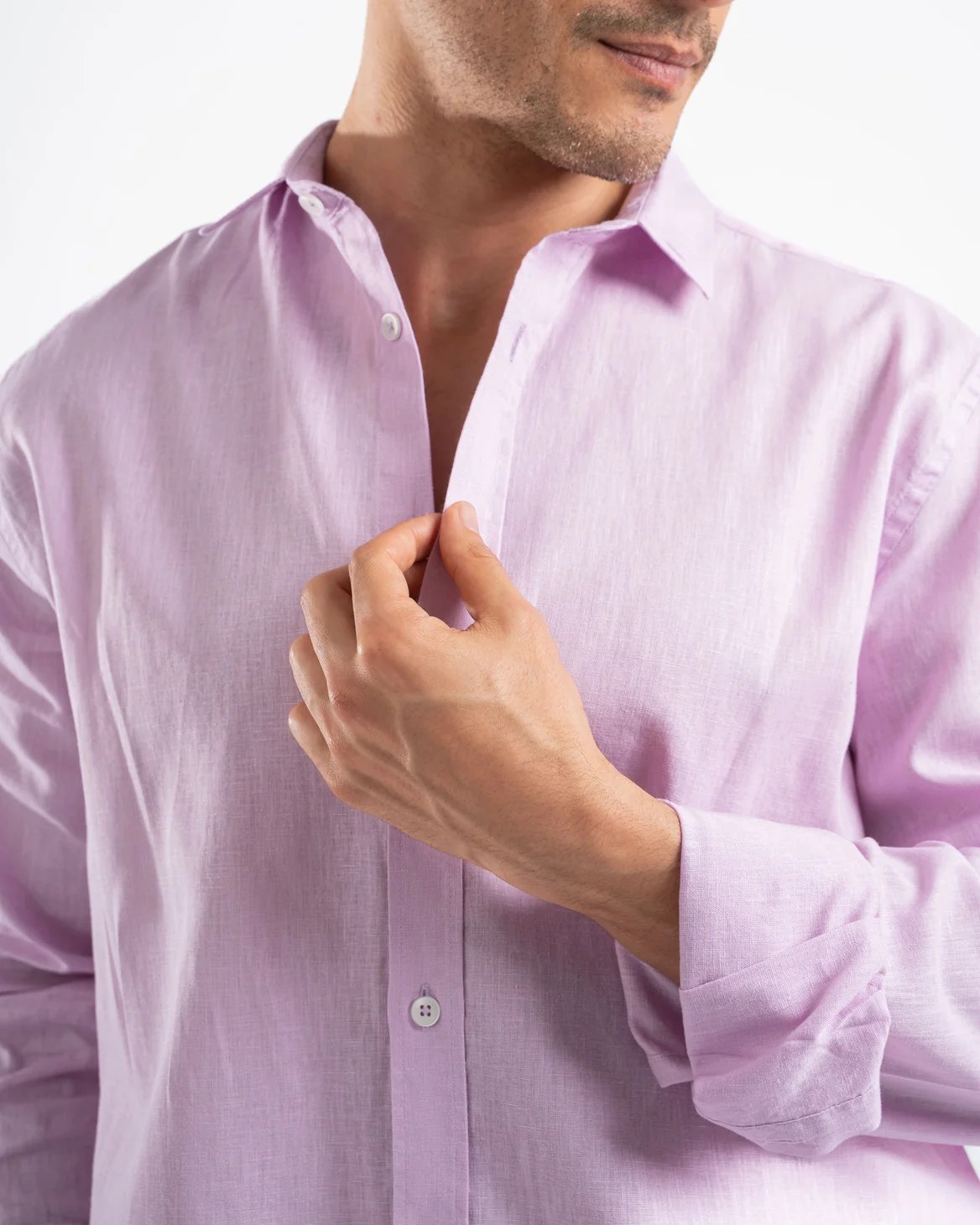 Lilac Linen Shirt