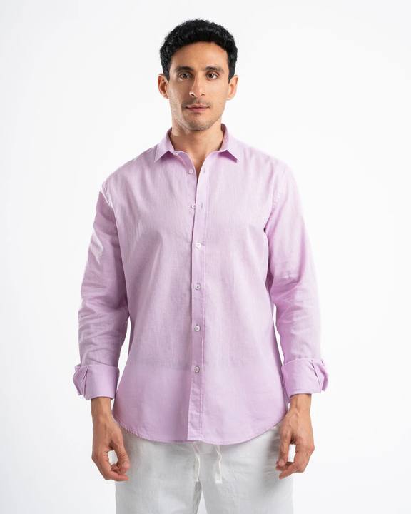 Lilac Linen Shirt