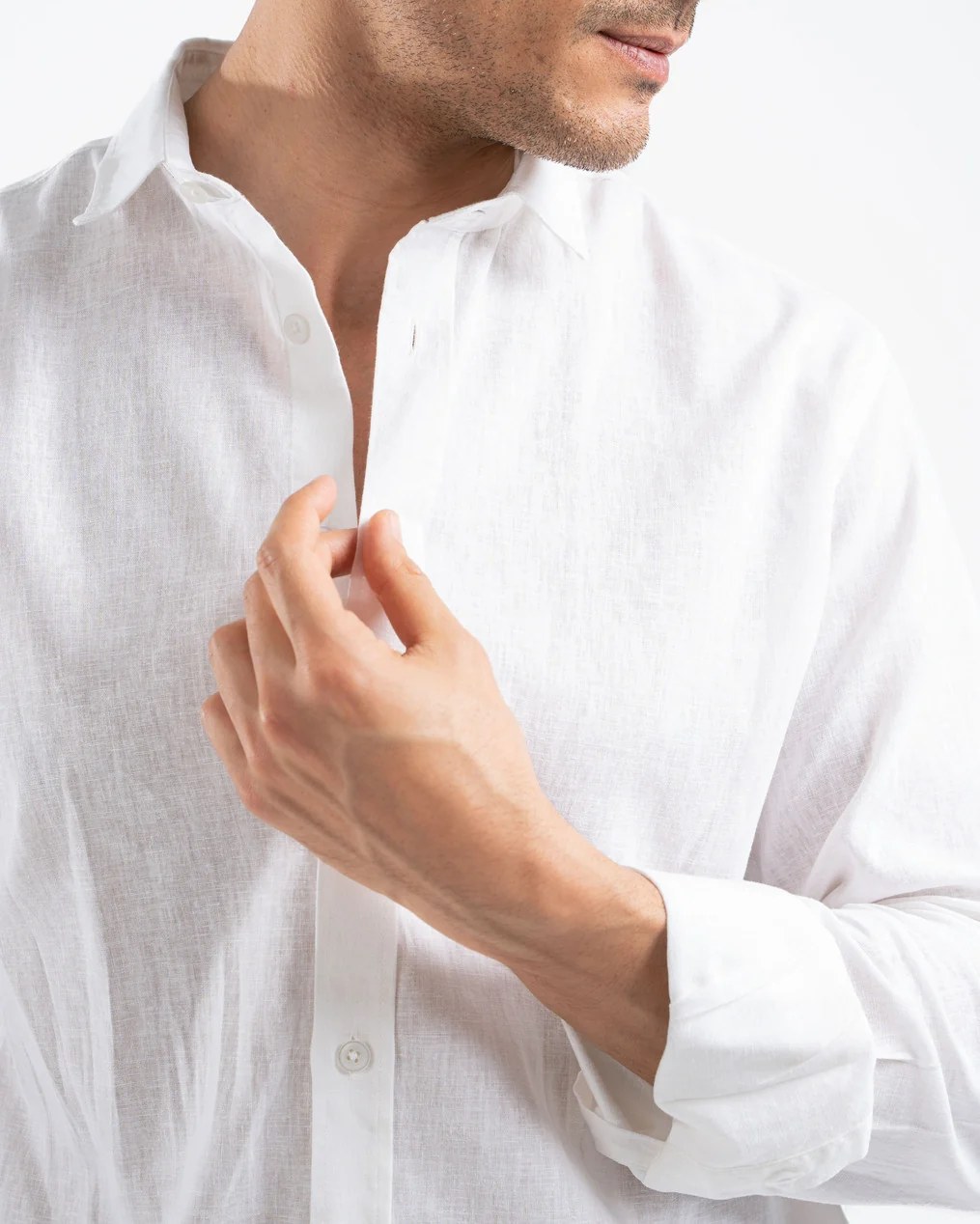 White Linen Shirt