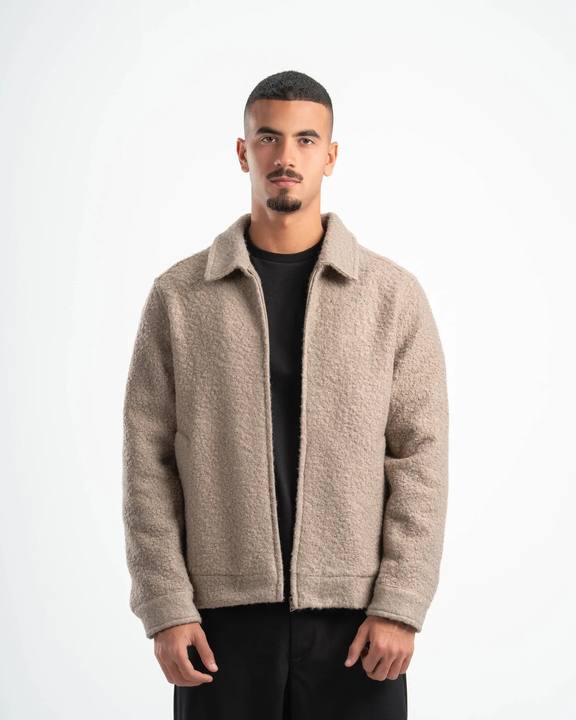 GREIGE FAUX JACKET
