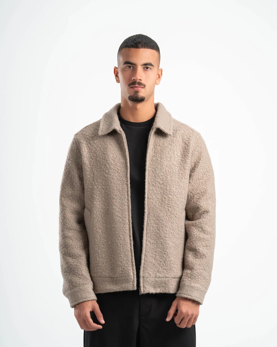 GREIGE FAUX JACKET