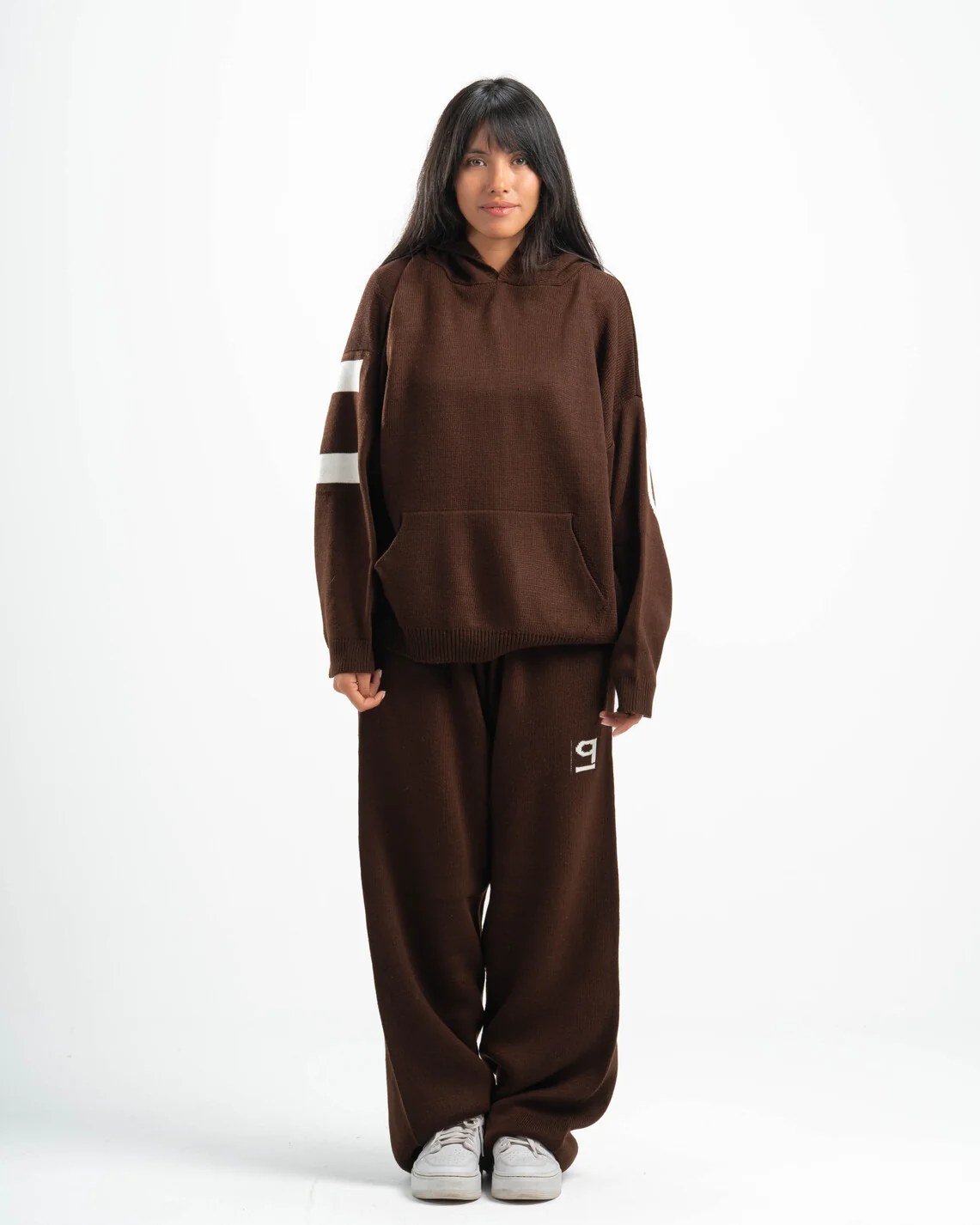 PSYCH BROWN KNITTED PANTS