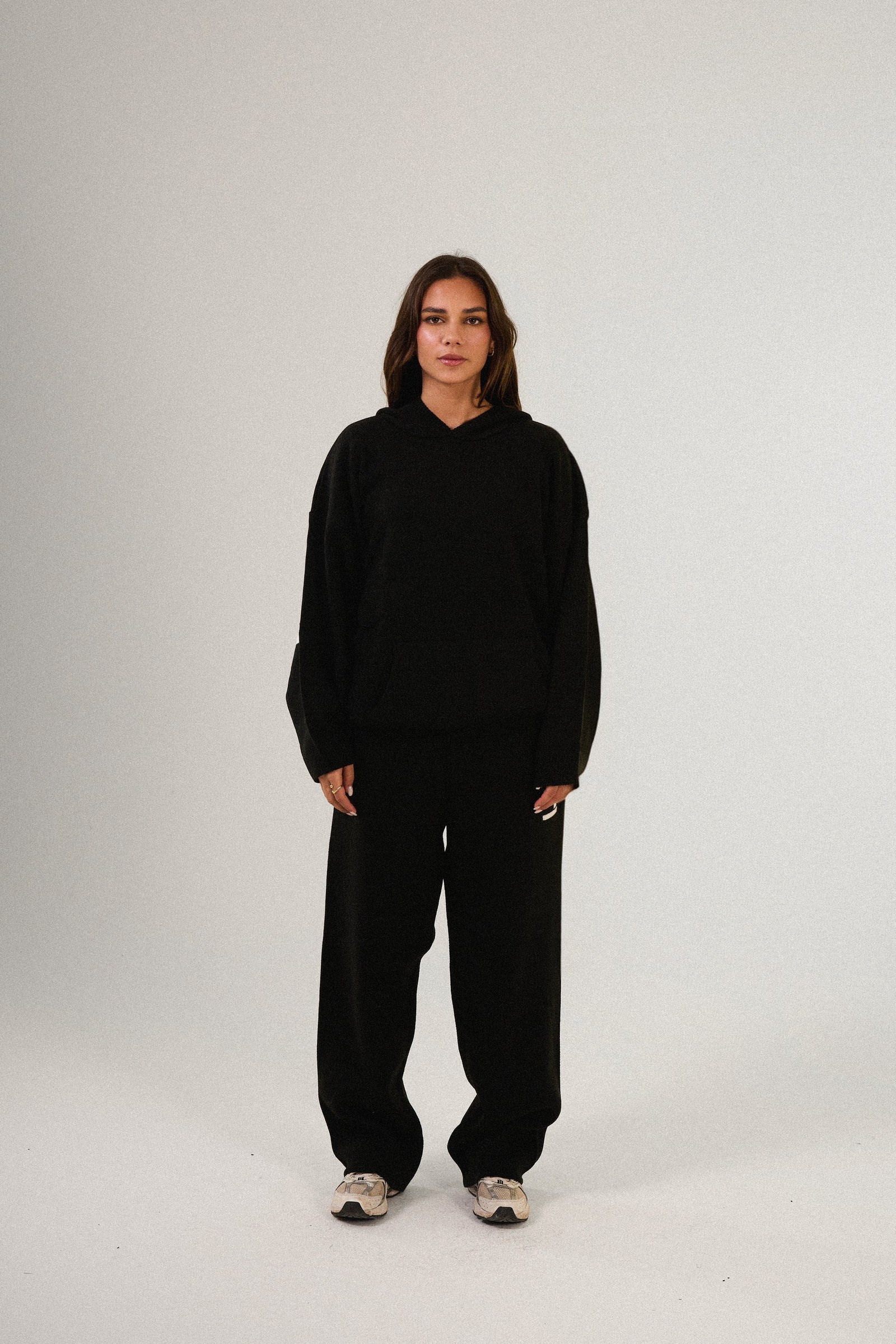PSYCH BLACK KNITTED PANTS