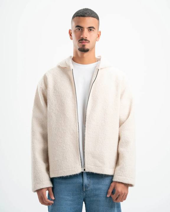 OFF-WHITE MOHAIR JACKET