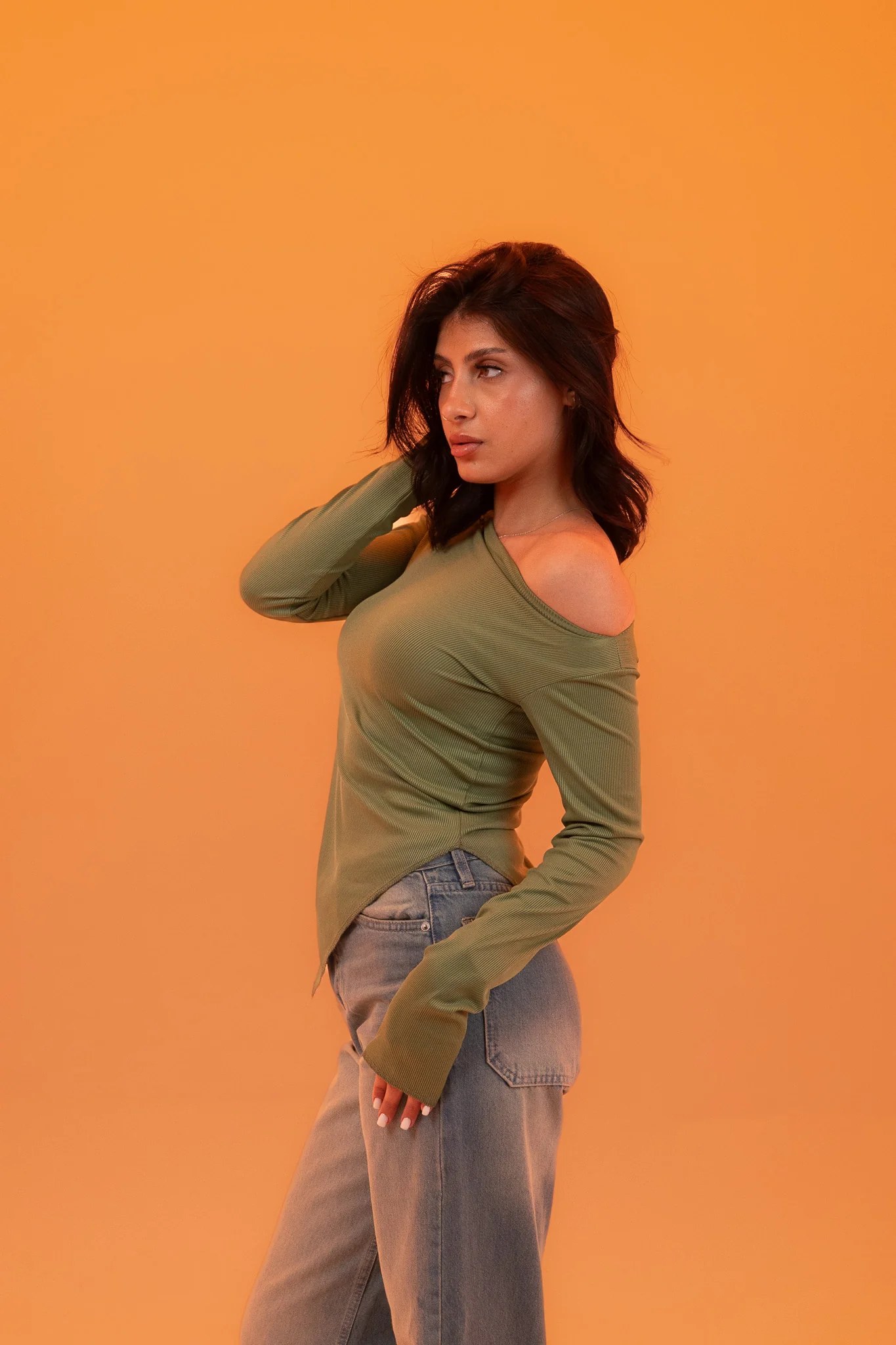 V-Top Olive Green