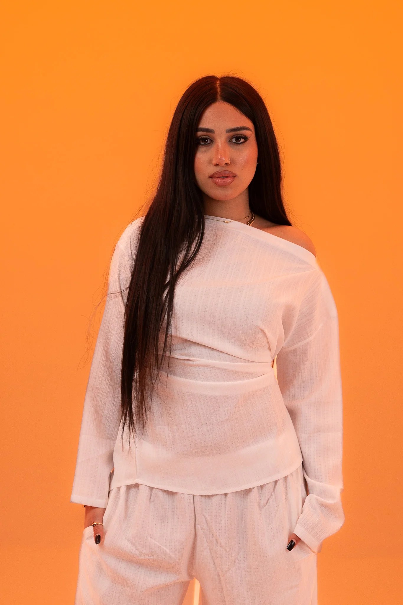 Snatching Top -  white