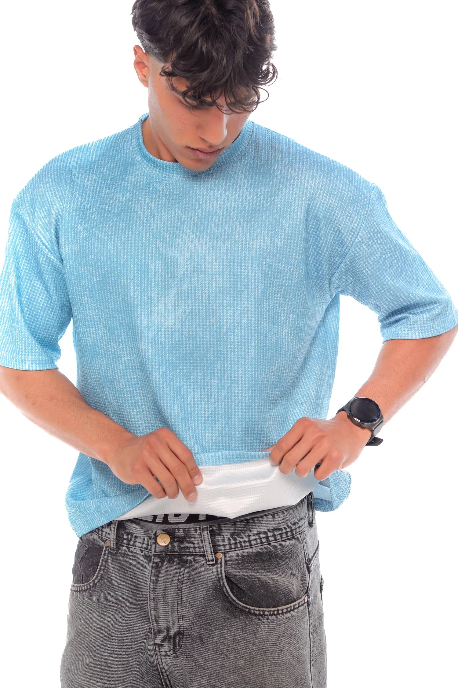 Wave Tee - Sky Blue