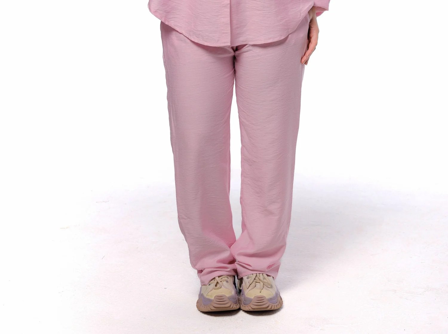 Linen Pants - Pink