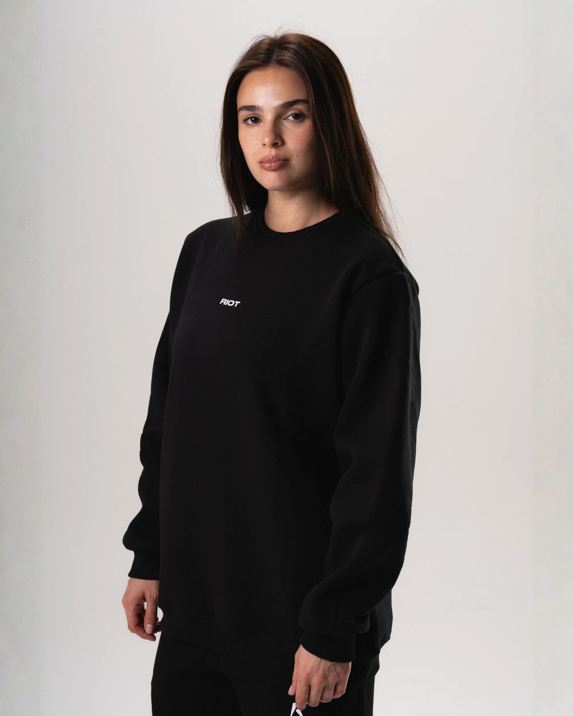 Fleece Oversized Crew Neck