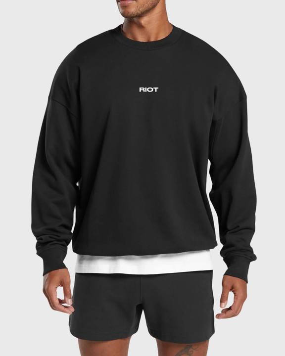 Fleece Oversized Crew Neck