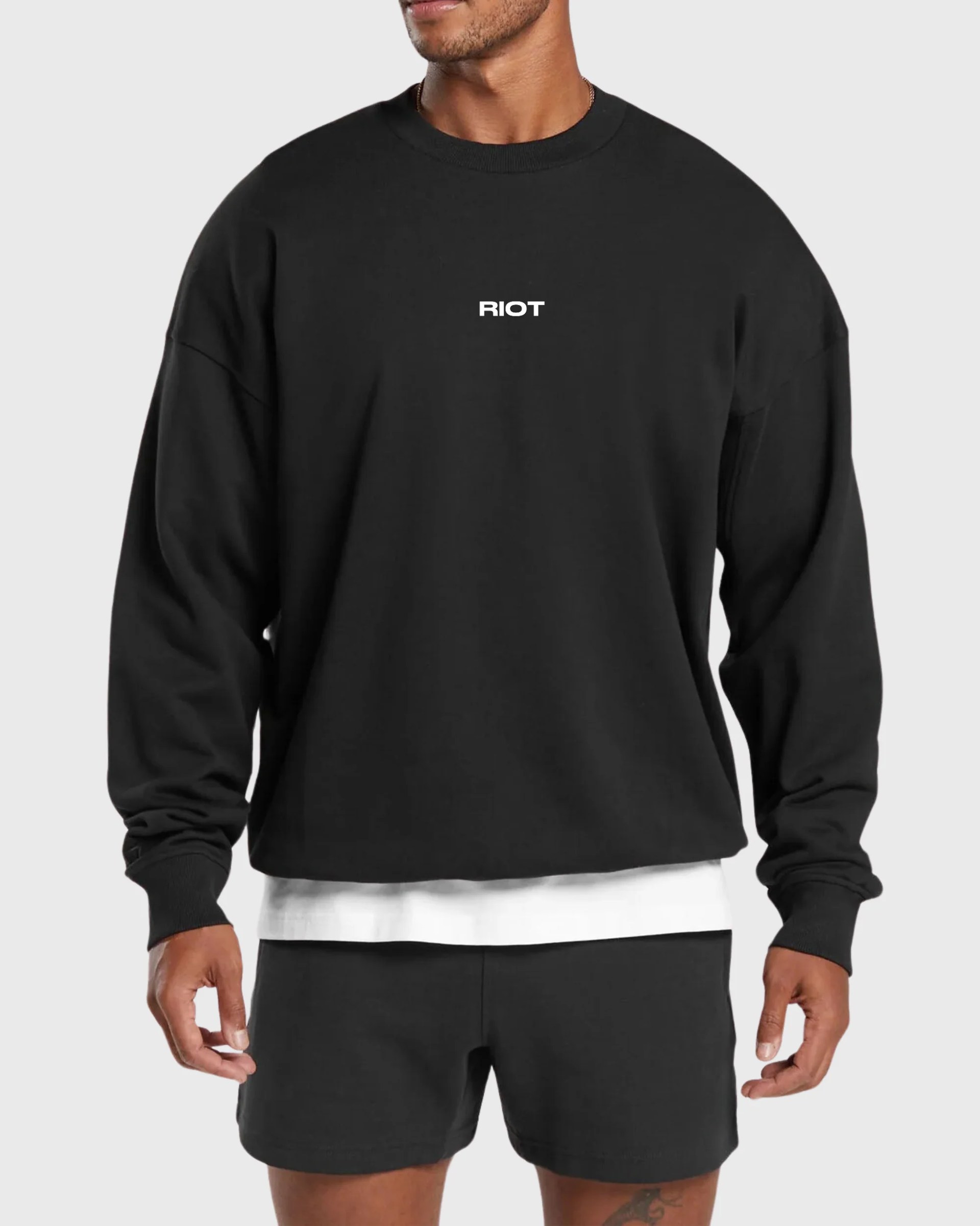 Fleece Oversized Crew Neck