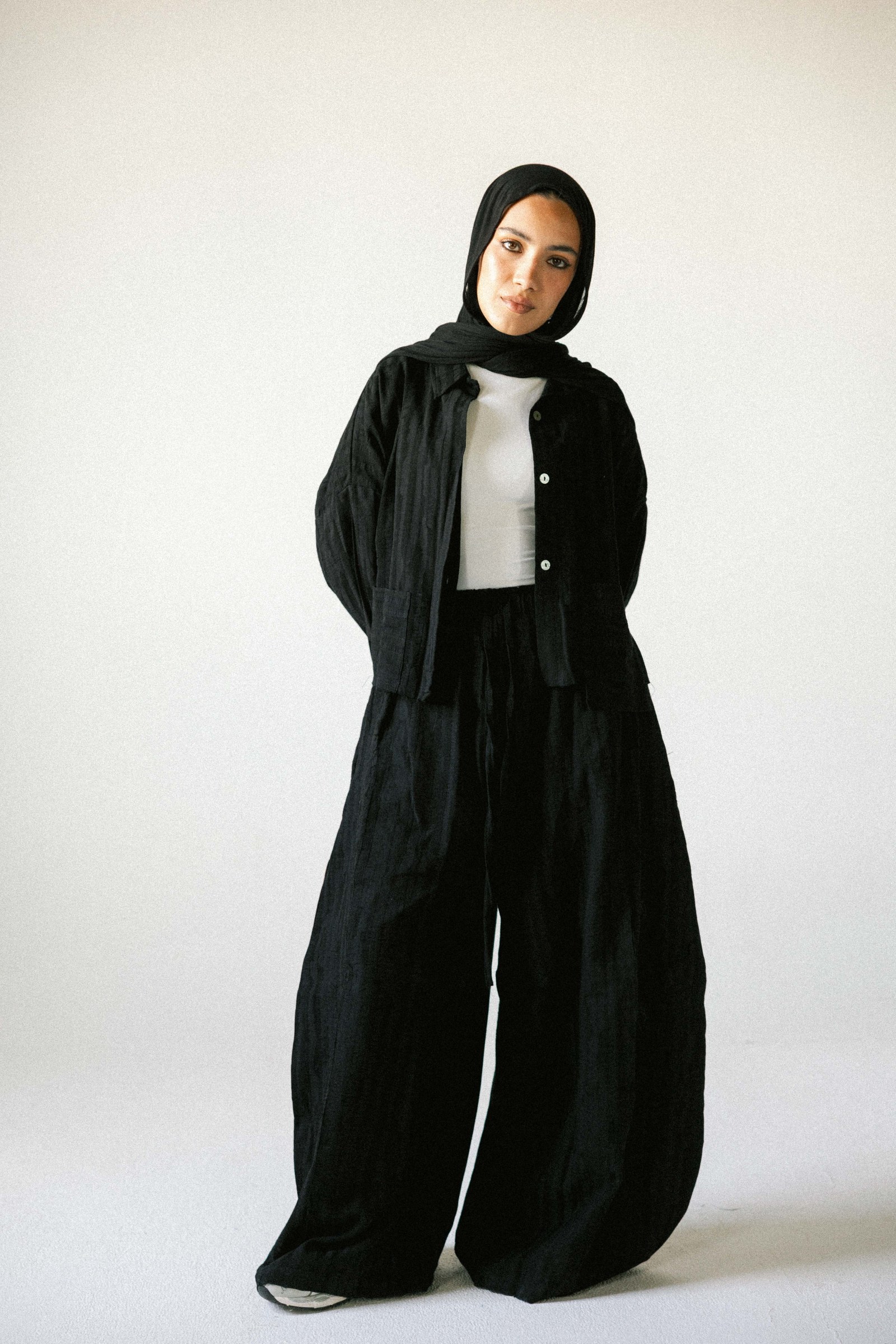 Strips set in black